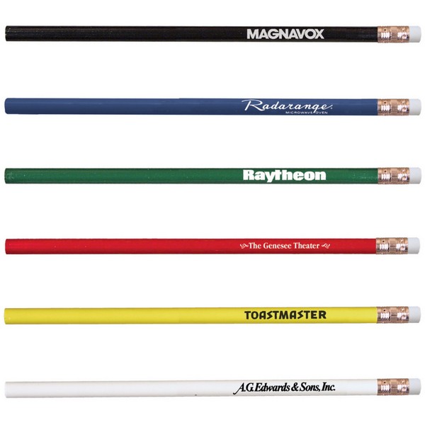 SA23199 Thrifty PENCIL with White Eraser and custom imprint